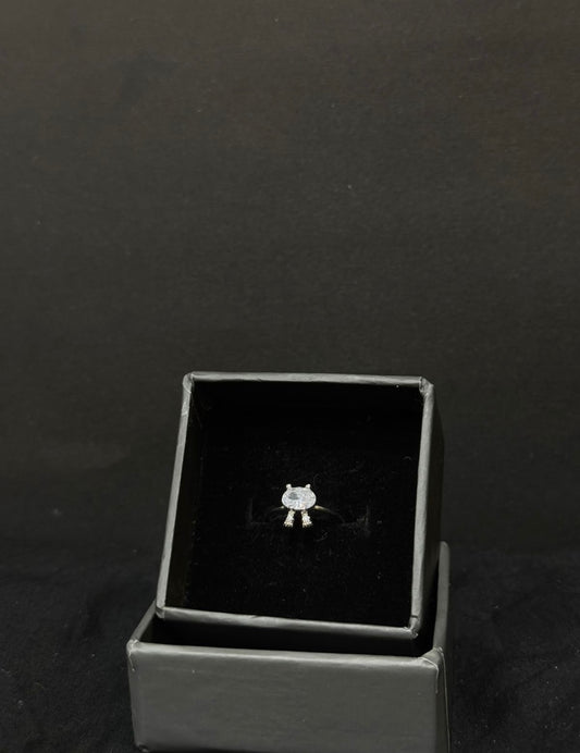 Crystal crown Ring