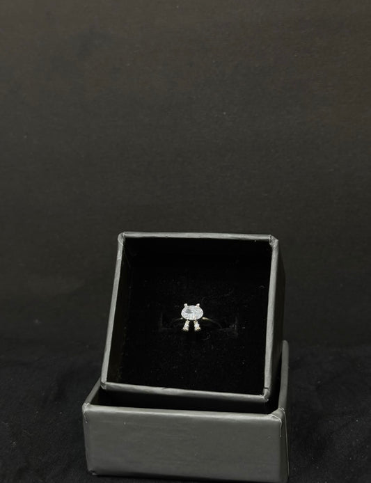 Crystal crown Ring
