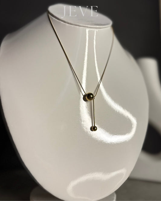 Golden Orbit Necklace