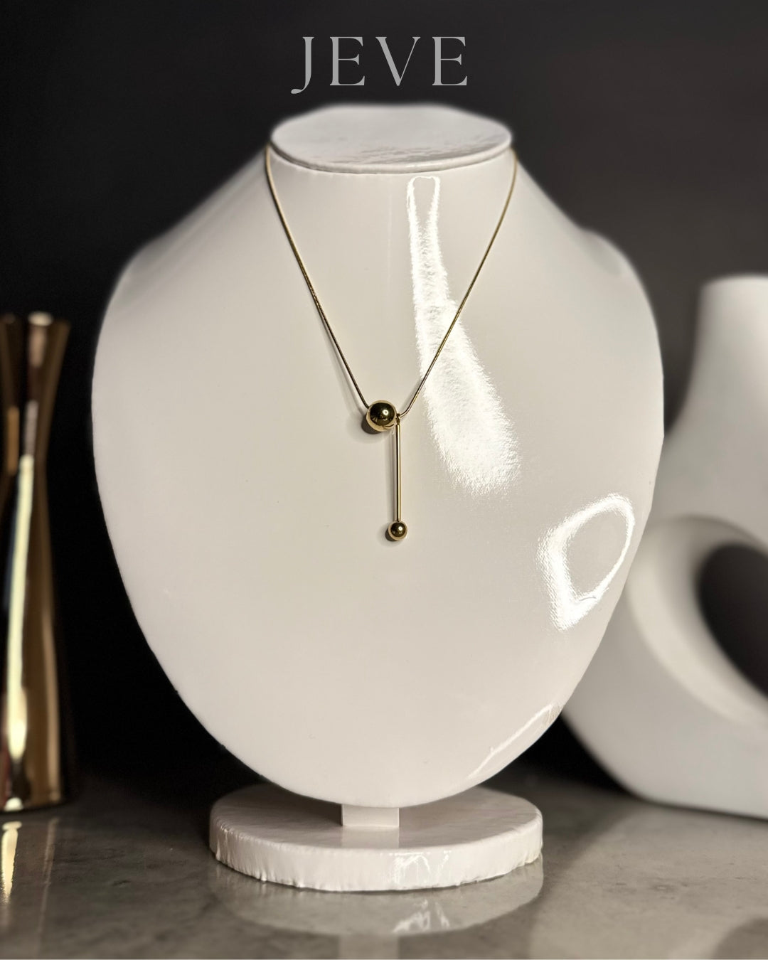 Golden Orbit Necklace